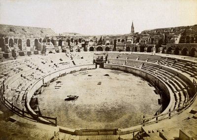 Anfiteatro romano, Nîmes, Francia, fine XIX o inizio XX secolo da Unbekannt