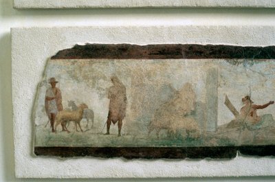 Contadini romani con pecore da Unbekannt