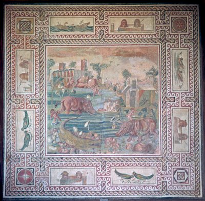 Mosaico romano che raffigura l