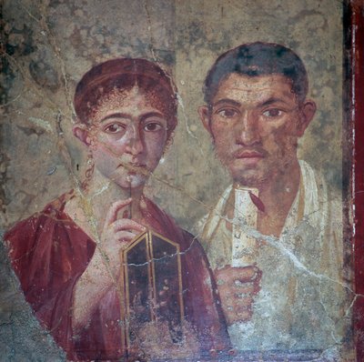 Ritratto romano di Terentius Neo e sua moglie, I secolo da Unbekannt