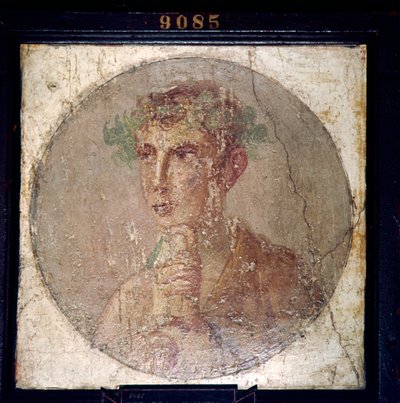 Ritratto romano di un giovane uomo da Pompei, I secolo da Unbekannt
