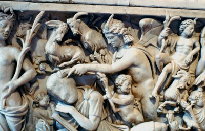 Sarcofago romano con la leggenda di Selene ed Endimione, 230-235 d.C. da Unbekannt
