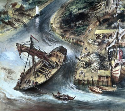 Nave romana e carico, Londra da Unbekannt
