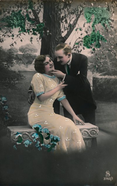 Cartolina romantica da Unbekannt