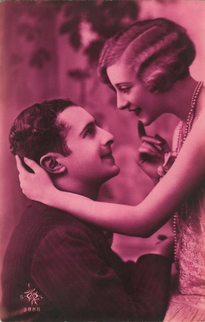 Cartolina romantica, anni 1920 da Unbekannt