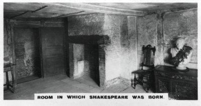 Stanza in cui è nato Shakespeare, c1920s da Unbekannt