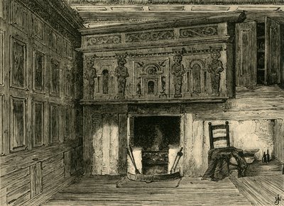 Stanza di una casa a Fulwoods Rents dopo Archer, c1872 da Unbekannt