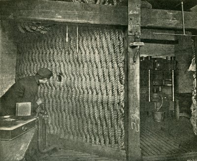 Schermo di corda usato per la protezione durante la pressatura del cotone esplosivo, 1901 da Unbekannt