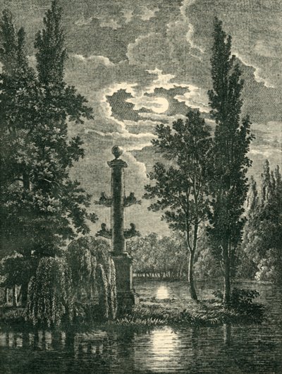 Colonna rostrale nei giardini del Château de Méréville, Essonne, Francia, 1903 da Unbekannt