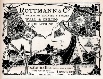 Rottmann & Co., produttori di decorazioni murali e per soffitti giapponesi e inglesi, 1897 da Unbekannt