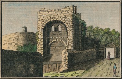 Castello di Rougemond a Exeter, XVIII secolo da Unbekannt