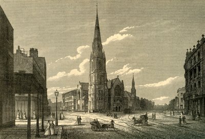 Cappella e scuole di Rowland Hill, Westminster Bridge Road, c1878 da Unbekannt
