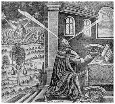 Prerogativa reale: pagina del titolo da Eikon Basilike da Unbekannt