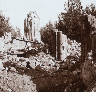 Castello in rovina, Pinon, Francia settentrionale da Unbekannt