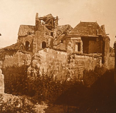 Chiesa in rovina, Beaumont-sur-Vesle, Francia settentrionale da Unbekannt
