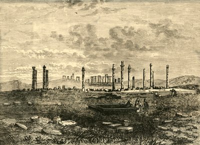 Rovine di Persepoli, 1890 da Unbekannt