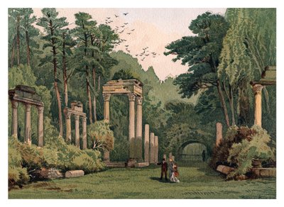 Rovine nel Windsor Park, 1880 da Unbekannt