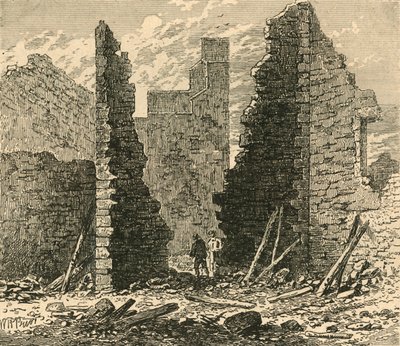 Rovine del Barbican su Ludgate Hill, 1792 da Unbekannt