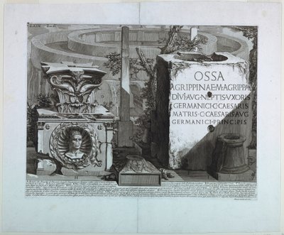 Rovine del mausoleo di Ottaviano Augusto, Le Antichità Romane II da Unbekannt