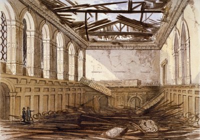 Rovine della sala dei banchetti di Haberdashers