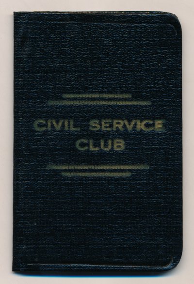 Regole del Civil Service Club, c1953 da Unbekannt