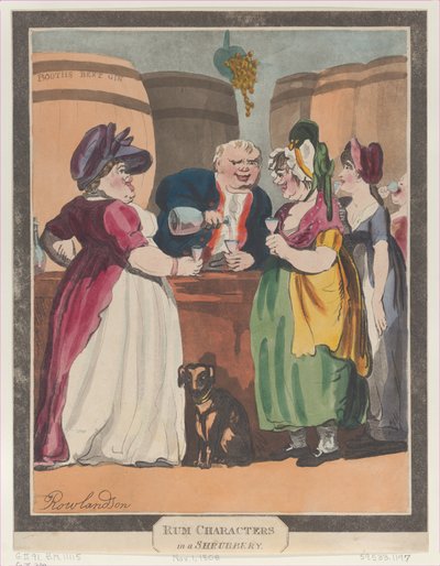 Personaggi strani in un boschetto, 1 novembre 1808 da Unbekannt