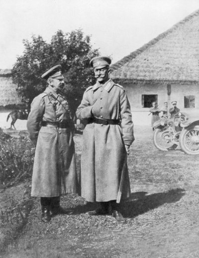 Generali russi Gurko e Brusilov, 1917 da Unbekannt