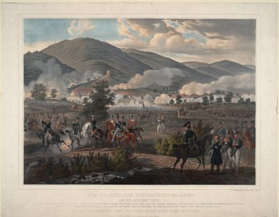 Reggimento delle Guardie della Vita russe alla Battaglia di Kulm il 29 agosto 1813, ca 1813 da Unbekannt