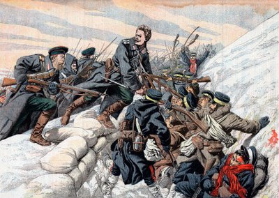 Attacco Russo alle Trincee Giapponesi, Guerra Russo-Giapponese da Unbekannt