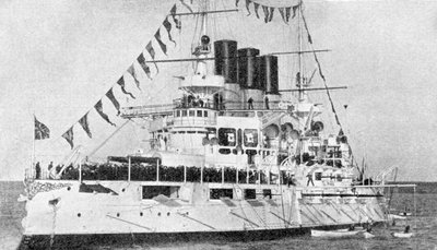Corazzata russa Retvisan, Guerra russo-giapponese, 1904-5 da Unbekannt