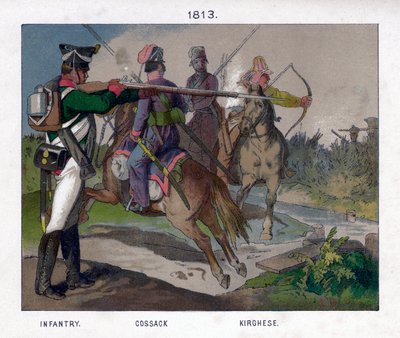 Soldati russi del 1813 da Unbekannt
