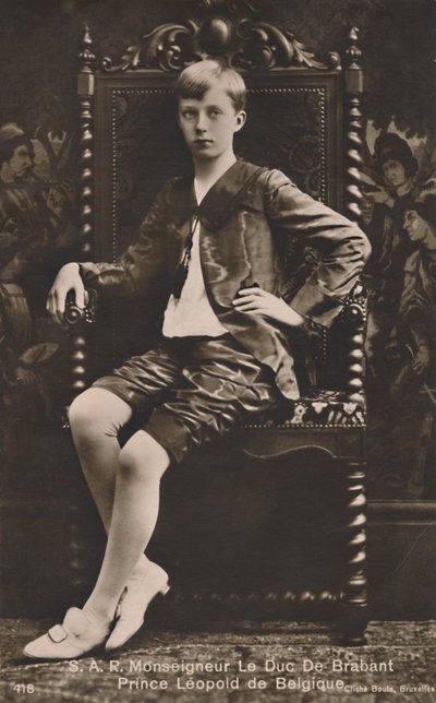 S. A. R. Monseigneur Le Duc De Brabant Principe Leopoldo del Belgio, c1910 da Unbekannt