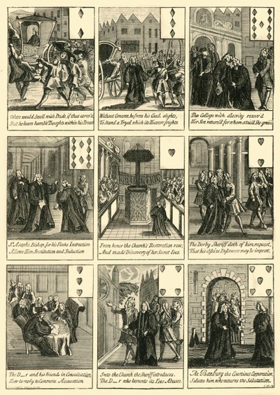 Carte Sacheverell, c1872 da Unbekannt