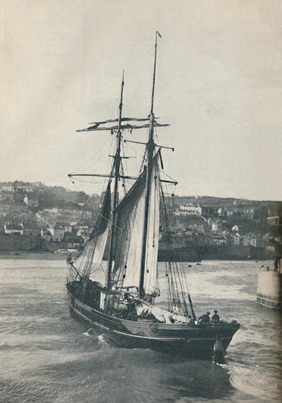 Navigando nel porto di Newlyn, l