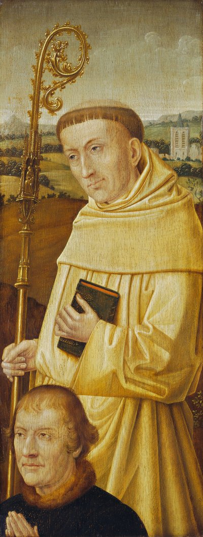 San Bernardo con Donatore (recto) da Unbekannt
