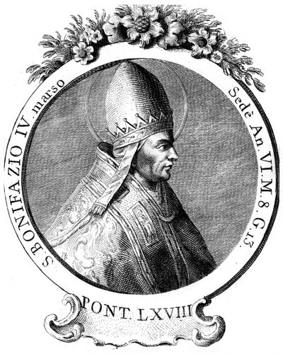 San Bonifacio IV, Papa della Chiesa Cattolica da Unbekannt