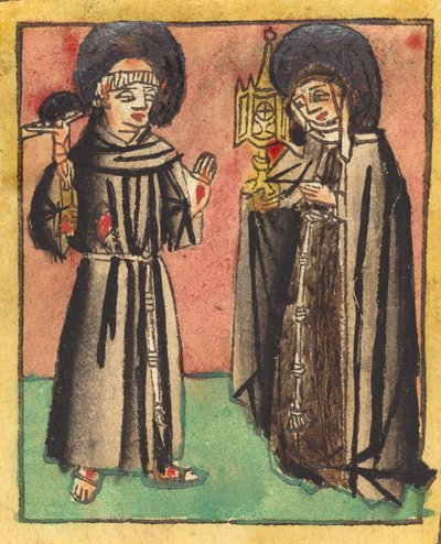 San Francesco e Santa Chiara da Unbekannt