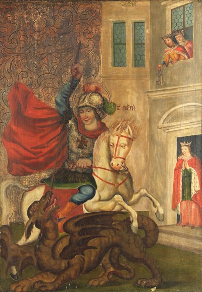 San Giorgio e il drago da Unbekannt