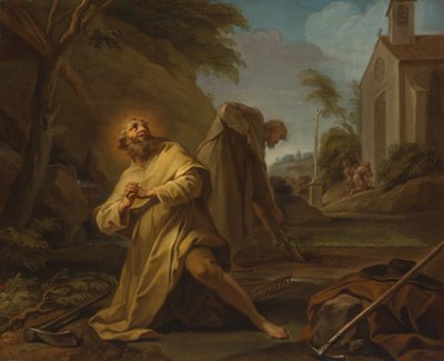 San Hymer in solitudine, c. 1735 da Unbekannt