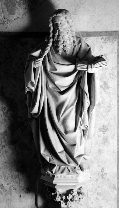 San Giovanni Battista, scultura attribuita a Giovanni di Huerta da Unbekannt