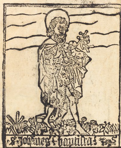 San Giovanni Battista [recto] da Unbekannt