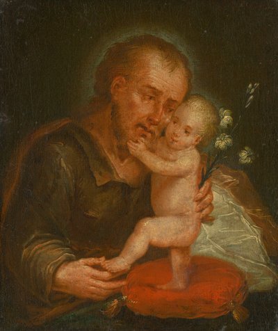 San Giuseppe con Gesù Bambino da Unbekannt