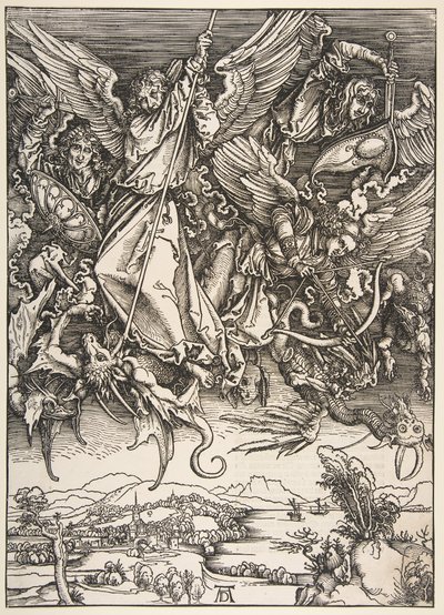 San Michele che combatte il drago, dall