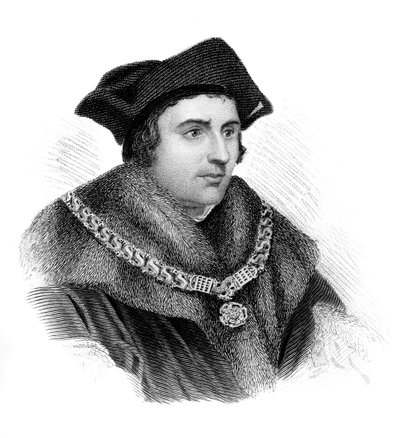 San Sir Thomas More, politico inglese, studioso e martire, c. 1850 da Unbekannt