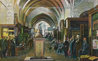 Salut de Constantinople - Il Gran Bazar, c1900 da Unbekannt