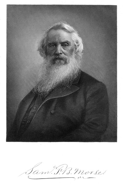 Samuel Finley Breese Morse, artista e inventore americano, 1896 da Unbekannt