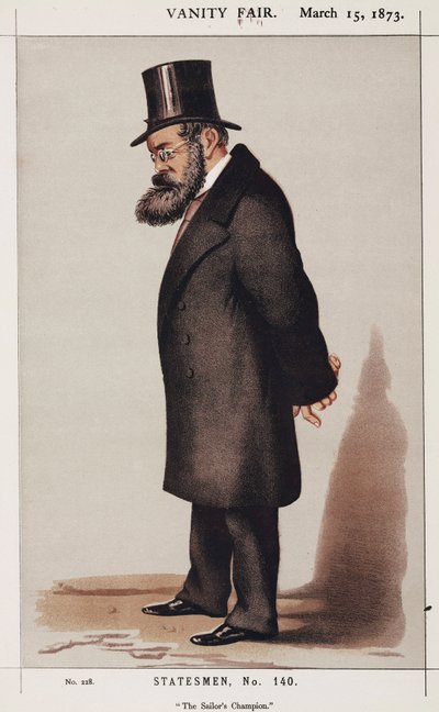 Samuel Plimsoll, riformatore sociale inglese da Unbekannt