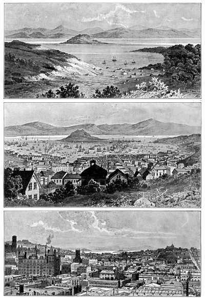 San Francisco a novembre, 1848, 1858 e fine del XIX secolo, 1901 da Unbekannt