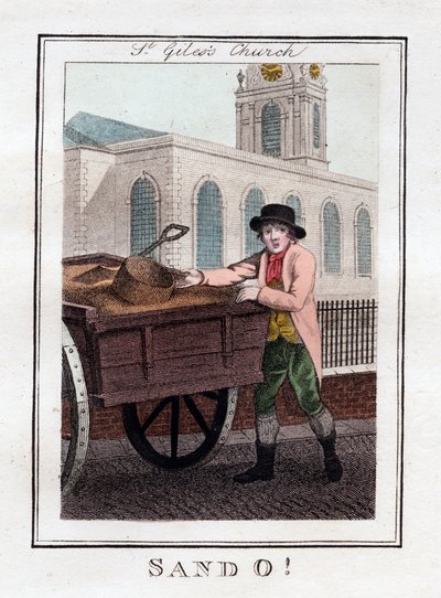 Chiesa di San Giles, Londra, 1805 da Unbekannt