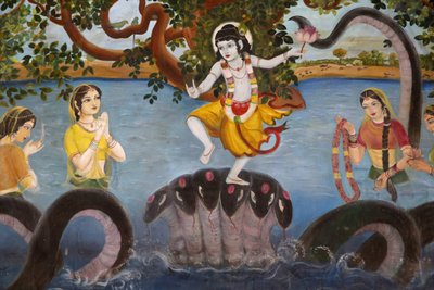 Scuola Sandipani Muni per ragazze bisognose gestita da Food for Life Vrindavan. Vita del dio Krishna. India da Unbekannt